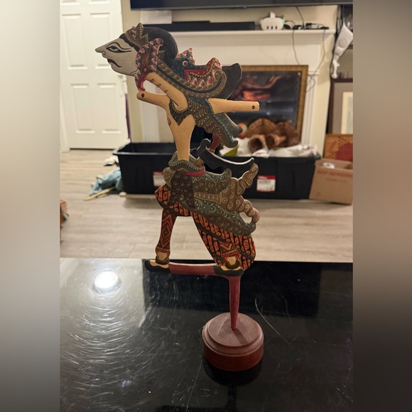 Other - Exclusive Collection Leather Wayang Kulit Shadow Puppets Bima Werkudara 18in